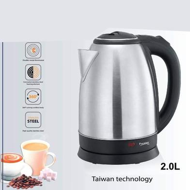 Prestige Electric Kettle - 2 Liter - Silver And Black