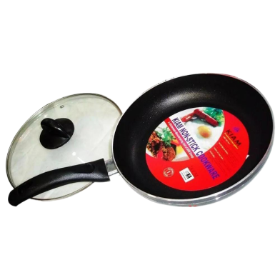 Kiam Classic Non-Stick Fry Pan With Glass Lid-22cm