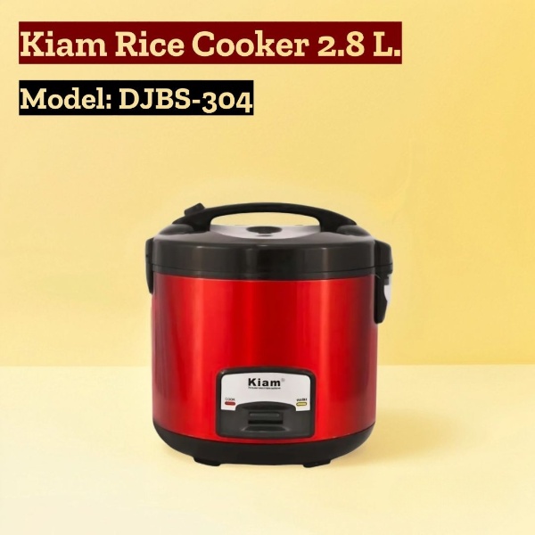 Kiam 2.8 Ltr Rice Cooker Deluxe DJBS-304