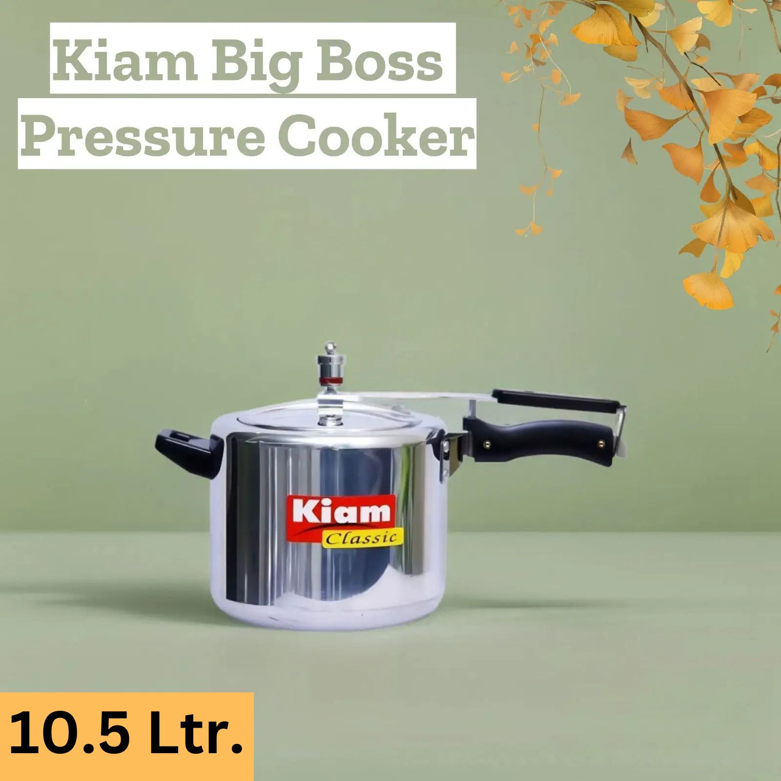 Kiam Big Boss Pressure Cooker - 10.5 Liters