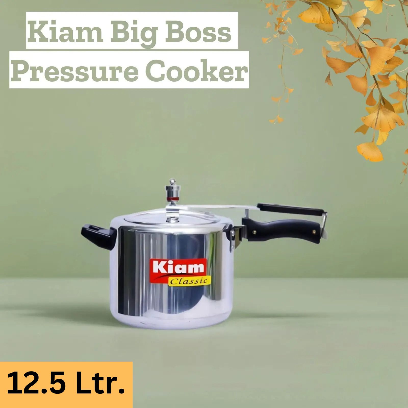 Kiam Big Boss Pressure Cooker - 12.5 Liters