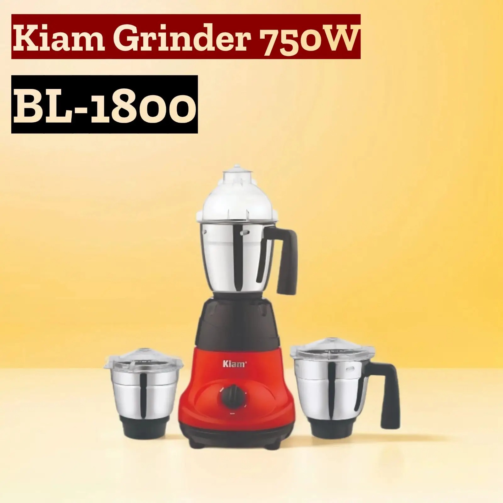 Kiam Mixer Grinder BL-1800-3 in 1 750W