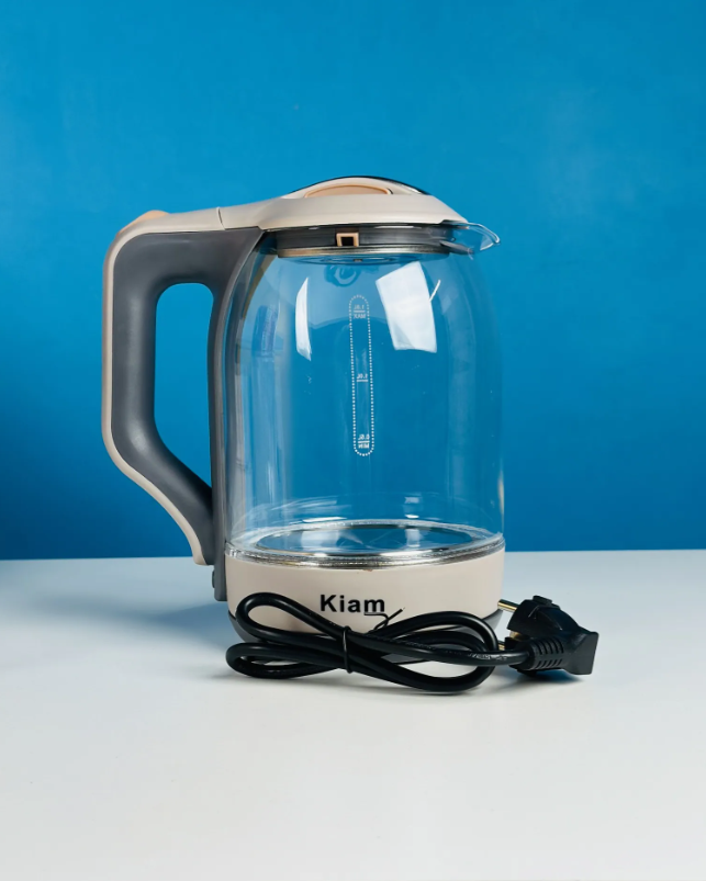 Kiam Electric Kettle BL002 Automatically turns Off – Automatic Over Heat Protection (1.8 L)